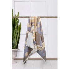 Ellia Soft Müslin Peştamal Havlu %100 Pamuk Plaj Havlusu Yumuşak Doku Banyo Havlusu 90X170 cm