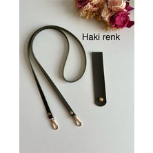 ZG Hobi Aksesuar Örgü Çantalar Için Suni Deriden Çıt Kapak ve Askı Kiti