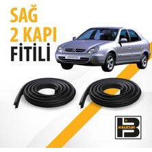 B&M Kauçuk Citroen Xsara (2002-2009) Sağ Ön ve Arka Kapı Fitili BM00420