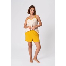 Ellia Soft Pure Comfort Müslin Yaz Seti Nefes Alan Ip Askılı Takım