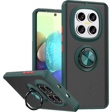 Novis Liora Newface Xiaomi Redmi Note 15 Pro 4g Montreal Yüzüklü Silikon Kapak - Yeşil