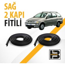 B&M Kauçuk Fiat Palio Station Wagon (1.nesil) Sağ Ön ve Arka Kapı Fitili BM00371