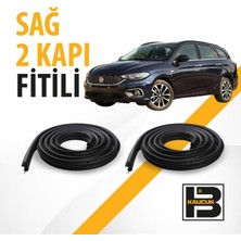 B&M Kauçuk Fiat Egea Station Wagon Sağ Ön ve Arka Kapı Fitili BM00302