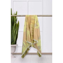 Ellia Soft Müslin Peştamal Havlu %100 Pamuk Plaj Havlusu Yumuşak Doku Banyo Havlusu 90X170 cm