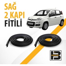 B&M Kauçuk Fiat Panda (2012-2025) Sağ Ön ve Arka Kapı Fitili BM00161