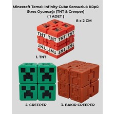 Minecraft Temalı Infinity Cube ( Sonsuzluk Küpü ) 1 Adet - Stres Oyuncağı