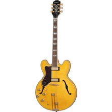 Epiphone sheraton Frequensator Semi-Hollowbody Solak Elektro Gitar (Natural)