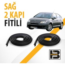 B&M Kauçuk Citroen C4 (1.nesil) Sağ Ön ve Arka Kapı Fitili BM00464