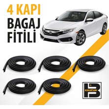 B&M Kauçuk Honda Civic (2018-2022) 4 Kapı + Bagaj Fitili BM00028