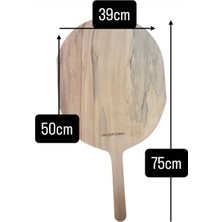 Balkar Ticaret 39X50X75 cm Fırın Küreği – Pizza, Pide ve Lahmacun Için Ideal