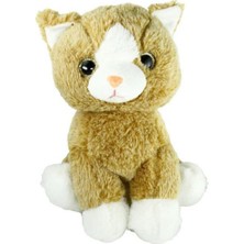 Vardem Sarı Peluş Oturan Kedi 23 cm -Vardem