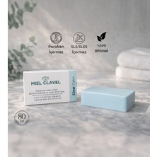 Miel Clavel Clear Calm Premium Bar Sabun – Yağı Dengeleyen, Arındıran Cilt Bakımı Sabunu