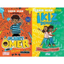 Gülce Kitap Vay Başıma Gelenler - Planet Ömer 1 ve Yalanlar Gerçekler ve Kurabiyeler Ikiz Dedektifler (Zanib Mian)
