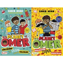 Gülce Kitap Gökyüzüne Çılgın Yolculuk - Planet Ömer ve Beklenmedik Süper Dedektifler - Planet Ömer 2 (Zanib Mian)