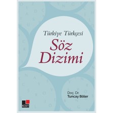 Kesit Yayınları Türkiye Türkçesi Söz Dizimi