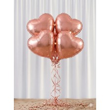 Çavuş E-Ticaret Rosegold Kalp Folyo Balon 2 Adet Parti Set