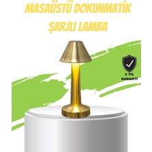 Epilons Led Masa Lambası 3 Renk Ayarlı Şarjlı Kablosuz Modern Tasarım