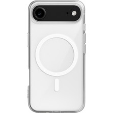 Kordify Apple iPhone 17 Air Uyumlu Magsafe Destekli Şeffaf Silikon Kılıf – Ultra Darbe Emici Koruyucu Kapak