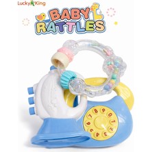 Bebek Çıngırak Seti 3’lü – Telefon Oyuncak & Halka Çıngırak & Diş Kaşıyıcı (0-3 Yaş)