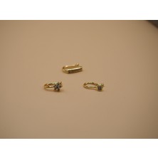 Stelle Jewelry Üçlü Taşlı Sıkıştırmalı Hızma