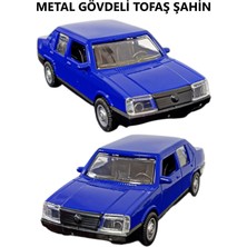 Brother Toys Oyuncak Tofaş Şahin Metal Çekbırak Araba 14 Cm. 1:30 Boyut