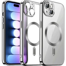 Pileli Store Newface iPhone 15 Kılıf Kross Magneticsafe Kapak - Titan Gri