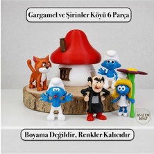 Gargamel ve Şirinler Köyü Macera Seti (6 Parça) "boyama Değildir, Renkler Kalıcıdır."