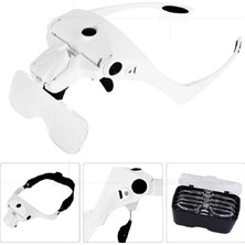 TeknoKapsül Şarjlı Gözlük Büyüteç Çalışma Büyüteci 5 Lensli 9892B2C