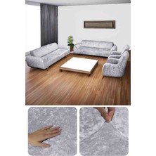 Nurluk Kadife Kumaş Lastikli Esnek Çok Kaliteli Koltuk Kıkfı 3+3+1+1