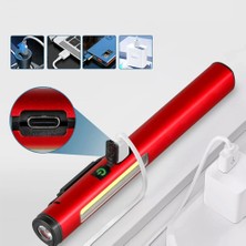 TeknoKapsül Şarjlı Mıknatıslı Çalışma Lambası Cep Feneri WT-307-S