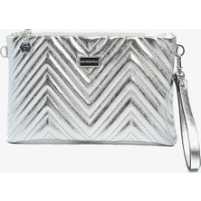 Silver & Polo Silver Polo  Kadın Portföy Çantası SP1250-M211 Sılver Polo Portföy & Clutch Gümüş-Gümüş