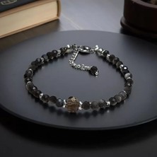 Home Obsidyen ve Dumanlı Kuvars Bileklik | Negatif Enerji Koruyucu Doğaltaş