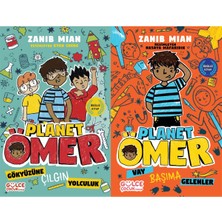 Gülce Kitap Gökyüzüne Çılgın Yolculuk - Planet Ömer ve Vay Başıma Gelenler - Planet Ömer 1 (Zanib Mian)