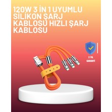 TeknoKapsül Çinko Alaşımlı Uçlu 120 W Şarj Kablosu – Dolaşmaya Dayanıklı 1,2 M USB Kablo