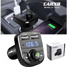 TeknoKapsül Carx8 Digital Ekran Bluetooth Araç Kiti Mp3 Fm Transmitter