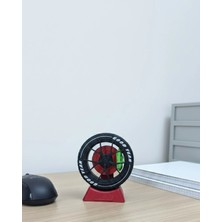 TeknoKapsül Jant Tasarımlı Masa Üstü Ofis Dekoru Spor Tasarım Aksesuar