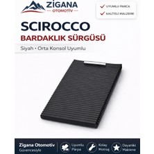 Menhec Otomotiv Vw Scirocco Bardaklık Sürgüsü Siyah | Orta Konsol Kapak Mekanizması | Uyumlu Yedek Parça