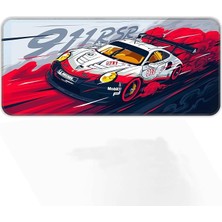 Exonix Kaymaz Mousepad Renkli Desenli Oyuncu Mouse Pad 70CM x 30CM