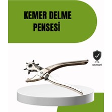 TeknoKapsül Deride Kemer Çanta Ayakkabı Delme Pensesi 6 Uçlu Döner Başlıklı Tamir Aleti