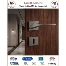 Sofuoğlu Gama Premium Rozetli Kapı Kolu - Mat Antrasit - Orjinal Ürün - Oda