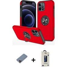 DS LLC Ieg™ iPhone 12 Pro Max Kılıf Odak Form Prime - Siyah Bilvis Hayalet Cam Ekran Koruyucu + Siyah M