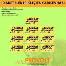 Provolt Elektrikli Çit Sistemi Uyarı Levhası 10 Adet