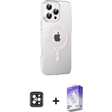 DS LLC Ieg™ iPhone 16 Pro Max Kılıf Yörünge Koleksiyonu - Siyah Bilvis 5in1 3D Magic Cam Ekran Koruyu