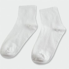 LTG Nova Beyaz Renkli Kolej Çorap