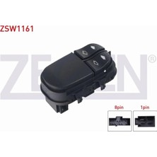Otoco Ford Focus I 1998-2004 Cam Açma Anahtarı Çiftli 9 Pin 2 Cam Otomatik 98AG14529AC