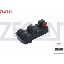 Otoco Honda Cr-V Iıı 2006-2012 Kapı Kilit ve Cam Açma Anahtarı Grup 22 Pin 35750-SWA-K01
