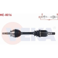 Otoco Mercedes x 250 D(470)17-/NISSAN Navara NP300(D23)2.3 Dcı 15-Komple Aks Sol-Sağ Ön Uzunluk 635MM
