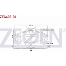 Otoco Peugeot 406 (8b) 2.0 Hdı 14 Jant 1995-2004 Ön Fren Balatası Fişli 4251 31