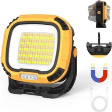 TeknoKapsül Wison WS-582 Özellikli Tripod Bağlantılı Mıknatıslı 3500 Lümen USB Şarjlı Çalışma Feneri