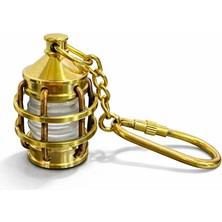 Bilfold Pirinç Gemi Feneri Tasarımlı Anahtarlık